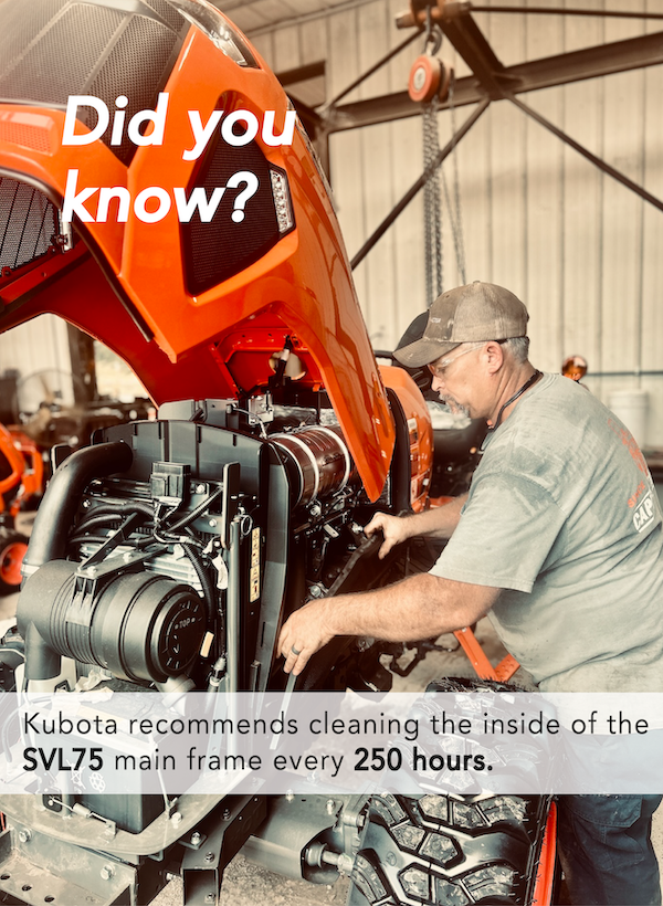 Have you cleaned your SVL75 lately?