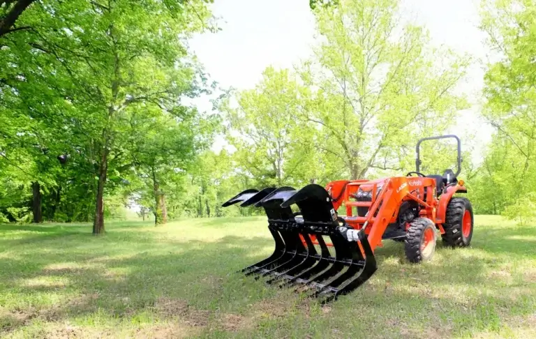 top quality kubota tractors displayed in an open ground