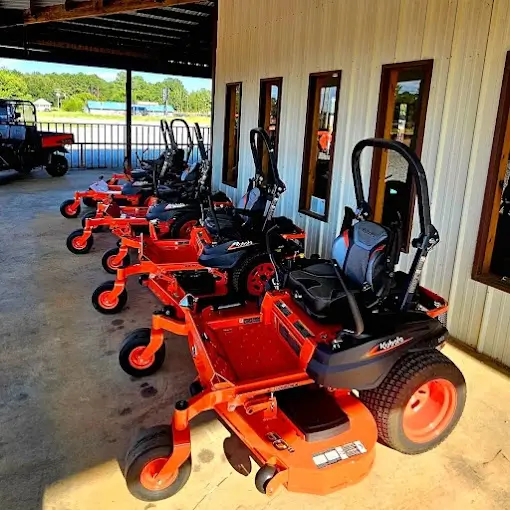 high quality kubota tractors displayed in front